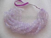 Scorolite Far Faceted Roundelle Shape Beads